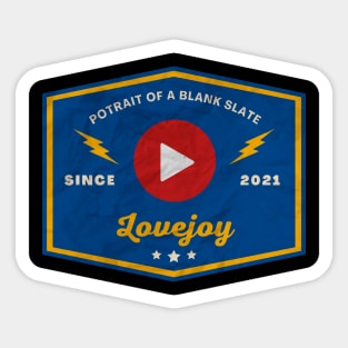 Lovejoy // Play Button Sticker